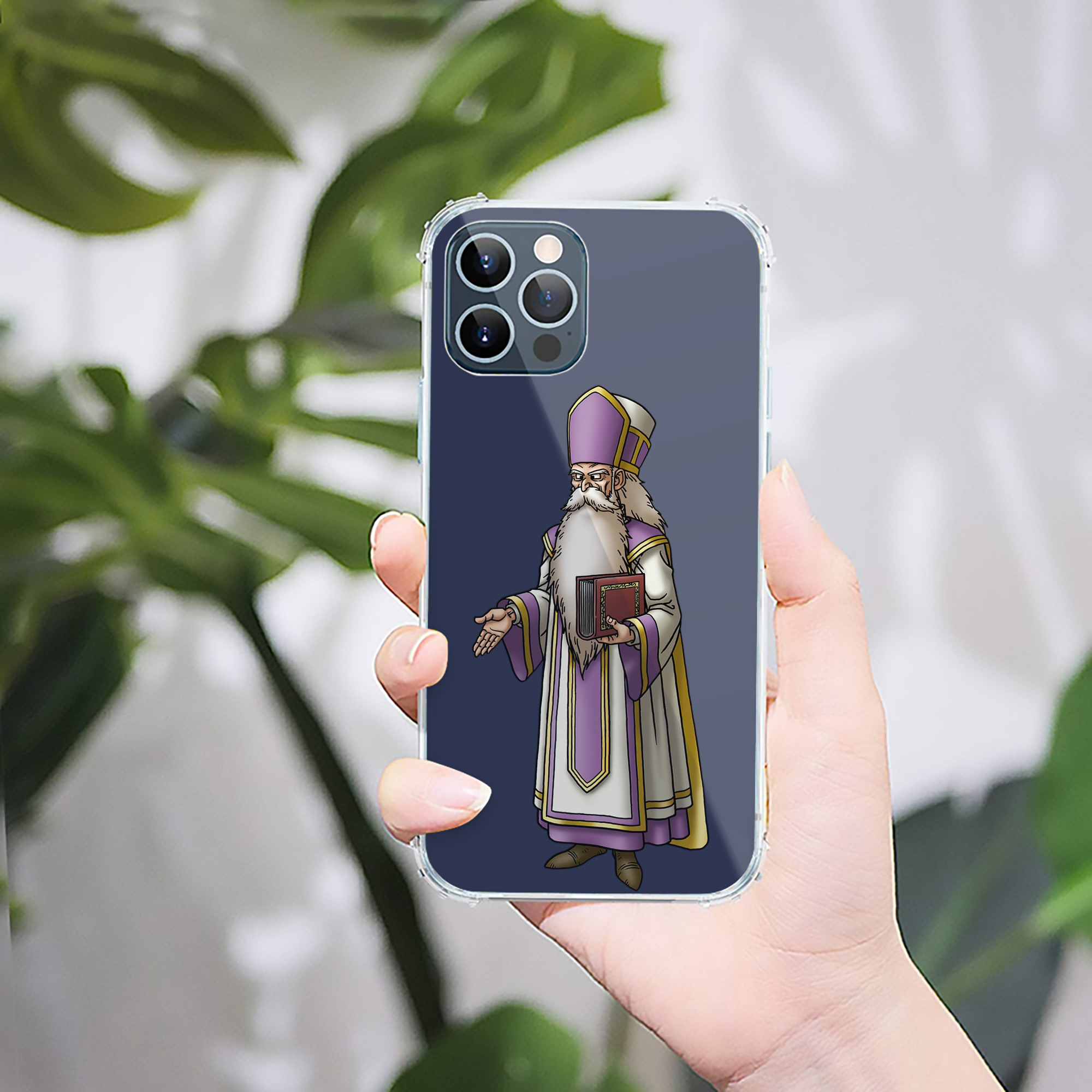 （画像用） ドラゴンクエスト Doragon Kuesuto Dragon Quest 【iPhone 12シリーズ対応】透明スマホケース（クリアソフトケース）
